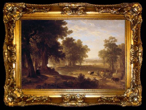 framed  Asher Brown Durand An Old Man-s Reminiscences, ta009-2